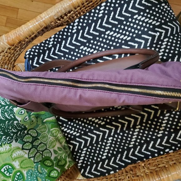 R. Riveter Bags R Riveter American Handmade Purple Canvas Brown